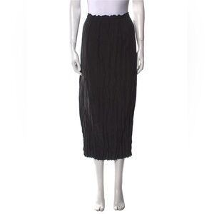 Black Totême Midi Length Skirt